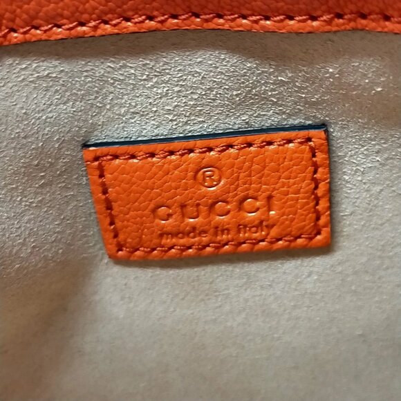 Gucci Hand Bag Orange Leather mon-1022-090925 - Picture 16 of 16